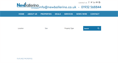 Desktop Screenshot of newballerino.co.uk